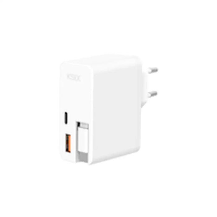 Wall Charger KSIX White 65 W - Електроника Телефони и таблети<<<Компютри| Електроника<<<BigBuy&&&USB зарядни и