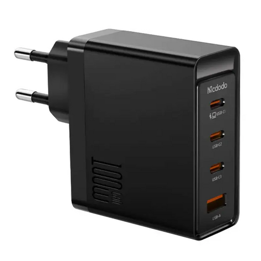 Wall charger McDodo GAN 3xUSB-C + USB 100W (black) - mains chargers<<<Chargers<<<GSM Accessories<<<InnproXML