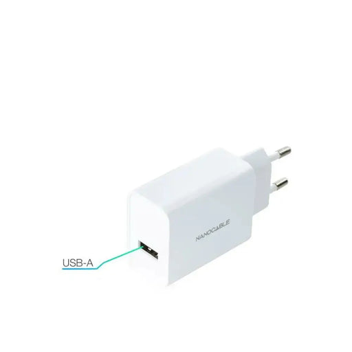 Wall Charger NANOCABLE 10.10.2003 White (1 Unit) - Power Bank<<<Електроника Телефони и таблети<<<Компютри|