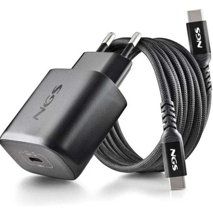 Wall Charger NGS NGS Bud 45 W Black - Електроника Телефони и таблети<<<Компютри| Електроника<<<BigBuy&&&USB зарядни и