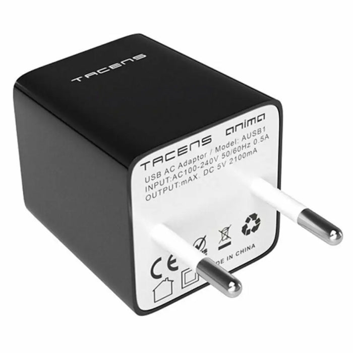 Wall Charger Tacens AUSB1 USB Anima Black - Електроника Телефони и таблети<<<Компютри| Електроника<<<BigBuy&&&USB
