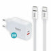 Wall Charger TM Electron 20 W USB-C (1 Unit) - Електроника Телефони и таблети<<<Компютри| Електроника<<<BigBuy&&&USB