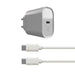 Wall Charger + USB C Cable KSIX White 20W - Електроника Телефони и таблети<<<Компютри| Електроника<<<BigBuy&&&USB