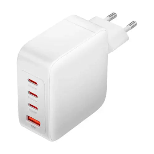 Wall charger Vention FEIW0-EU 3xUSB-C USB- A 140W/140W/30W/18W GaN (white) - mains chargers<<<Chargers<<<GSM