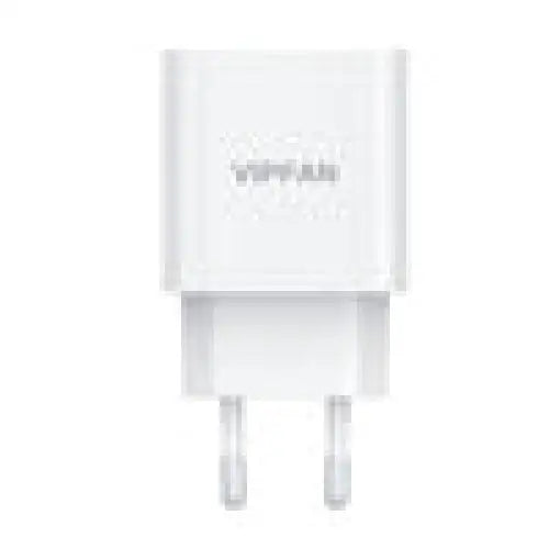 Wall charger VFAN E04 USB-C 20W QC 3.0 + Lightning cable (white) - mains chargers<<<Chargers<<<GSM