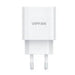 Wall charger VFAN E04 USB-C 20W QC 3.0 + Lightning cable (white) - mains chargers<<<Chargers<<<GSM