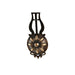Wall Clock DKD Home Decor Black Golden Crystal Iron Pendulum 27 x 7,5 x 57,5 cm (2 Units) - Стенни часовници и