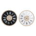 Wall Clock DKD Home Decor Black MDF White (60 x 4,5 x 60 cm) - Декорация и Осветление<<<Дом Градина<<<BigBuy&&&Стенни