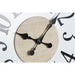 Wall Clock DKD Home Decor Black MDF White (60 x 4,5 x 60 cm) - Декорация и Осветление<<<Дом Градина<<<BigBuy&&&Стенни