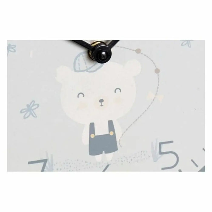 Wall Clock DKD Home Decor Blue Pink Wood Metal Plastic MDF Wood Children’s Bird 24 x 3 x 24 cm (2 Units) - Декорация и