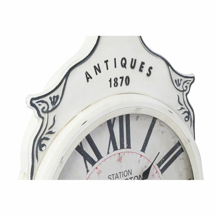 Wall Clock DKD Home Decor White Black Crystal Iron 61 x 6 x 89 cm (2 Units) - Декорация и Осветление<<<Дом