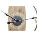 Wall Clock DKD Home Decor White Natural Iron MDF Wood 61 x 4,5 x 66 cm (2 Units) - Декорация и Осветление<<<Дом