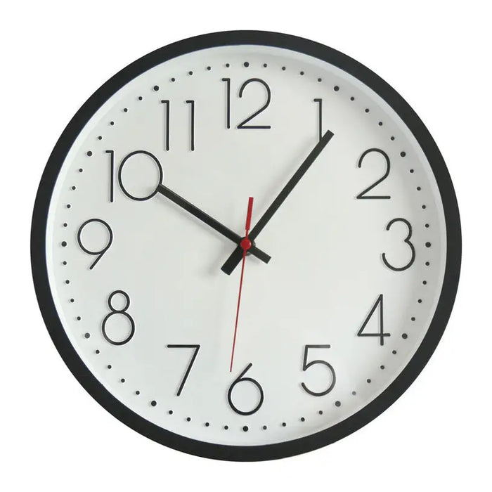 WALL CLOCK F30 CM. BLACK/WHITE - Часовници<<<Декорации<<<Мебели и интериор<<<Praktiker