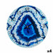 Wall Clock Gift Decor Blue Crystal Marble 30 x 4 x 30 cm (4 Units) - Декорация и Осветление<<<Дом