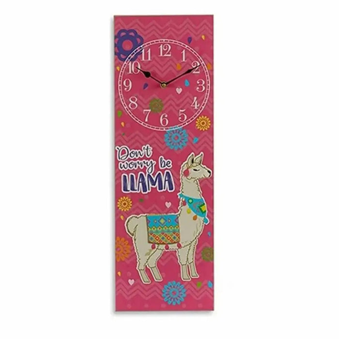 Wall Clock Gift Decor Llama 2,5 x 60 x 20 cm (12 Units) - Декорация и Осветление<<<Дом Градина<<<BigBuy&&&Стенни