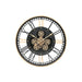 Wall Clock Home ESPRIT Black Golden Metal Crystal 100 x 9 x 100 cm - Декорация и Осветление<<<Дом
