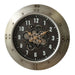 Wall Clock Home ESPRIT Black Silver Crystal Iron Loft 80 x 9 x 80 cm - Декорация и Осветление<<<Дом