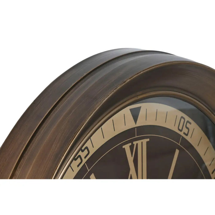 Wall Clock Home ESPRIT Golden Maroon Crystal Iron Glam 100 x 14 x 100 cm - Декорация и Осветление<<<Дом