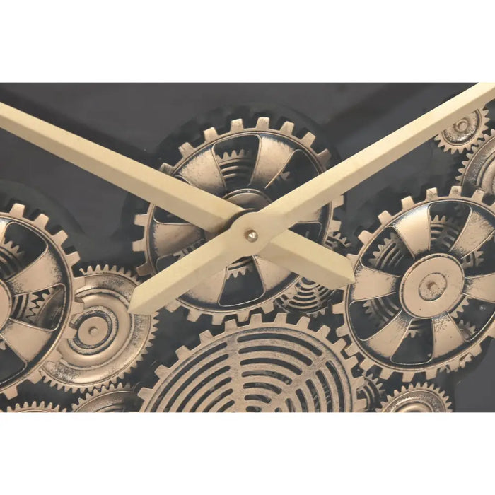 Wall Clock Home ESPRIT Golden Maroon Crystal Iron Glam 100 x 14 x 100 cm - Декорация и Осветление<<<Дом