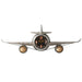 Wall Clock Home ESPRIT Golden Silver Metal Aeroplane Vintage 114 x 11 x 40 cm - Декорация и Осветление<<<Дом