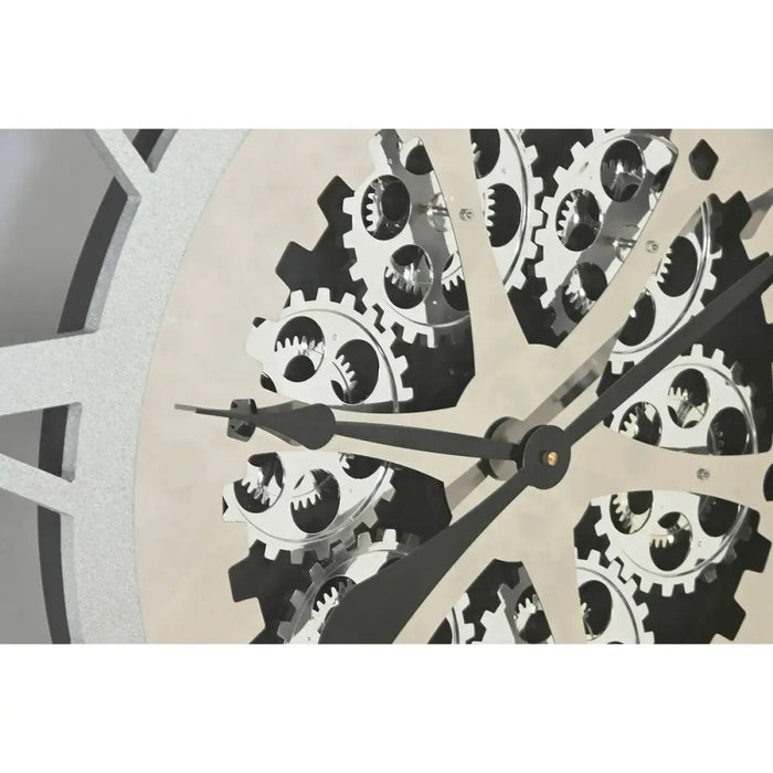 Wall Clock Home ESPRIT Silver Iron 102 x 9,5 x 102 cm - Декорация и Осветление<<<Дом Градина<<<BigBuy&&&Стенни