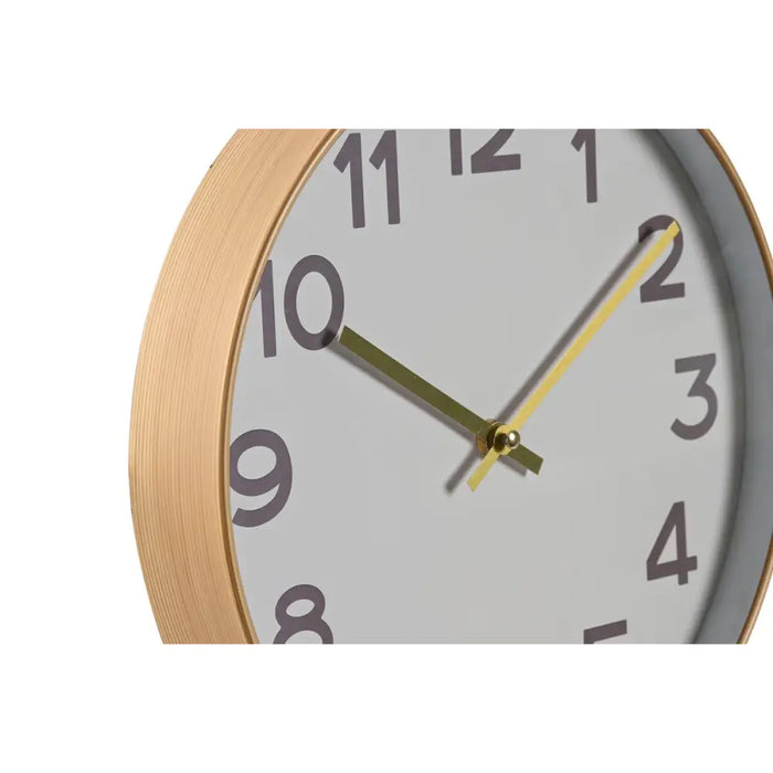 Wall Clock Home ESPRIT White Golden PVC 30 x 4 x 30 cm (2 Units) - Декорация и Осветление<<<Дом