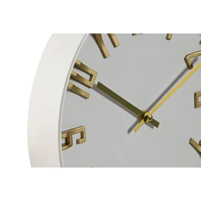Wall Clock Home ESPRIT White Golden Silver PVC 30 x 4 x 30 cm (2 Units) - Декорация и Осветление<<<Дом