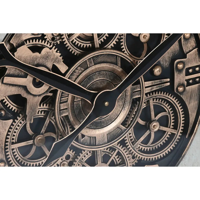 Wall Clock Home ESPRIT White Natural Crystal Pine Cottage 80 x 8 x 80 cm - Декорация и Осветление<<<Дом