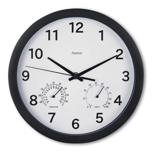 Wall clock ’Malta’ diameter 25 cm silent Thermometer / Hygrometer - Часовници<<<Продукти за дома<<<ValiAPI
