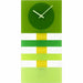 Wall Clock Nextime 2855GN 38 x 19 cm - Декорация и Осветление<<<Дом Градина<<<BigBuy&&&Стенни часовници и