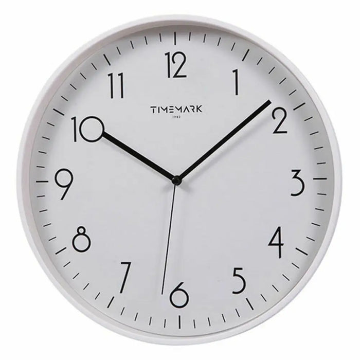 Wall Clock Timemark White (30 x 30 cm) - Стенни часовници и будилници<<<Декорация и Осветление<<<Дом Градина<<<BigBuy