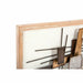 Wall Decoration DKD Home Decor 120 x 40 x 5,5 cm Abstract Natural Golden Multicolour Modern (2 Units) - Декорация и