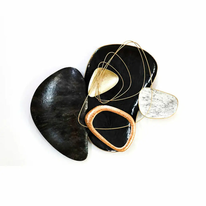 Wall Decoration DKD Home Decor Black Golden Metal (99 x 10.2 x 86.4 cm) - Декорация и Осветление<<<Дом