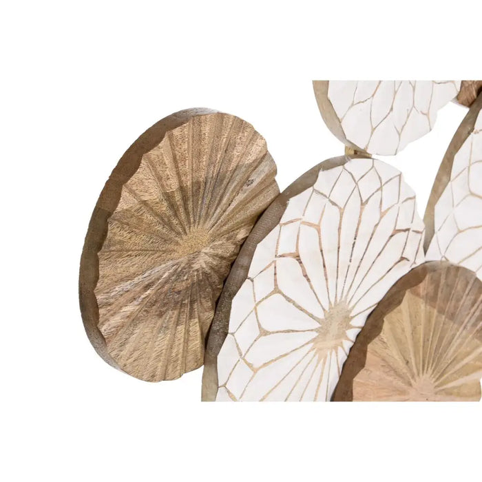 Wall Decoration DKD Home Decor Brown White Mango wood (100 x 3 x 62 cm) - Декорация и Осветление<<<Дом