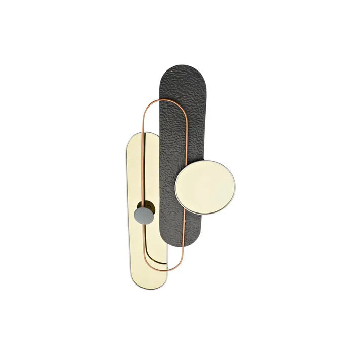 Wall Decoration DKD Home Decor Grey Golden Metal PVC Modern (96 x 5 x 40,6 cm) - Декорация и Осветление<<<Дом