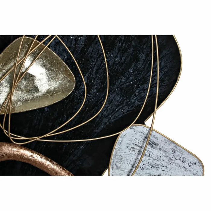 Wall Decoration DKD Home Decor Metal Abstract (101 x 9 x 85 cm) - Декорация и Осветление<<<Дом Градина<<<BigBuy&&&Други