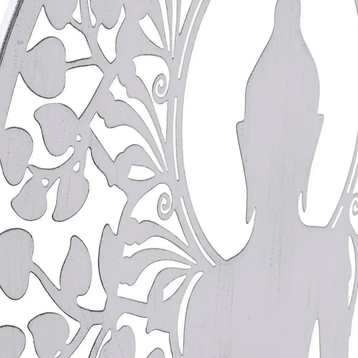 Wall Decoration DKD Home Decor Metal Buddha (2 Units) (60 x 1 x 60 cm) - Декорация и Осветление<<<Дом