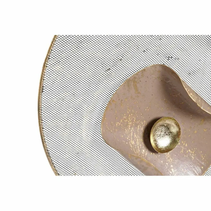 Wall Decoration DKD Home Decor Mirror Grey Golden Metal Terracotta Modern Circles (96,5 x 7 x 59 cm) - Декорация и