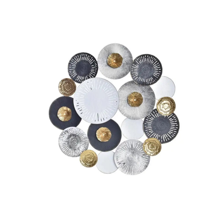 Wall Decoration DKD Home Decor Multicolour Sphere 80 x 4,5 x 80 cm Urban - Декорация и Осветление<<<Дом