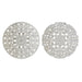 Wall Decoration DKD Home Decor White Mandala Indian Man Aged finish 30 x 2 x 30 cm (2 Units) - Декорация и