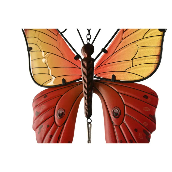 Wall Decoration Home ESPRIT Blue Orange Butterfly Shabby Chic 23 x 13 x 90 cm (2 Units) - Декорация и Осветление<<<Дом