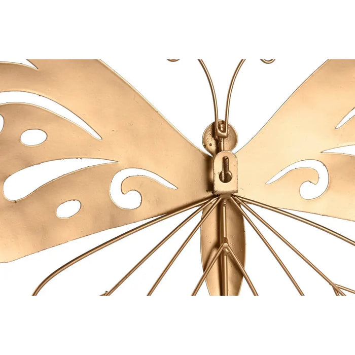 Wall Decoration Home ESPRIT Golden Butterfly 43 x 2 x 33 cm (4 Units) - Декорация и Осветление<<<Дом
