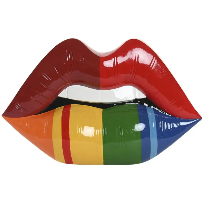 Wall Decoration Home ESPRIT Multicolour Lips Urban 49,5 X 6,5 X 31,5 CM - Декорация и Осветление<<<Дом