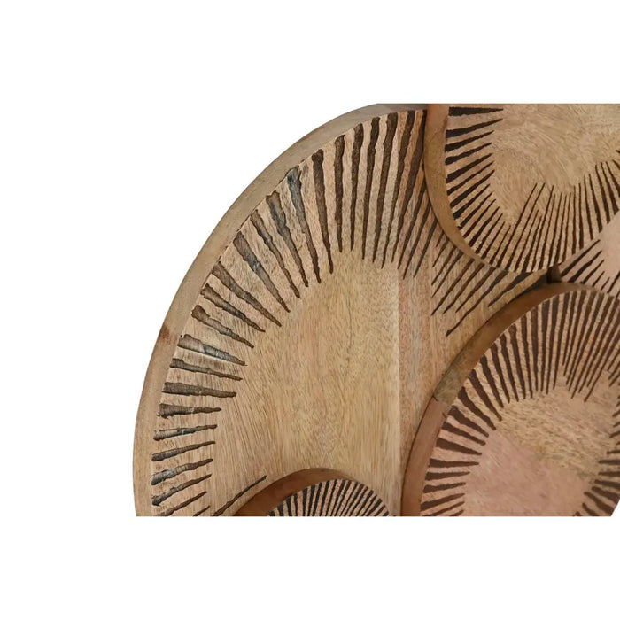 Wall Decoration Home ESPRIT Natural Modern Circles 84 X 4,5 X 56 CM - Декорация и Осветление<<<Дом