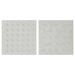 Wall Decoration Home ESPRIT White MDF Wood Modern 80 x 6,5 x 80 cm - Декорация и Осветление<<<Дом