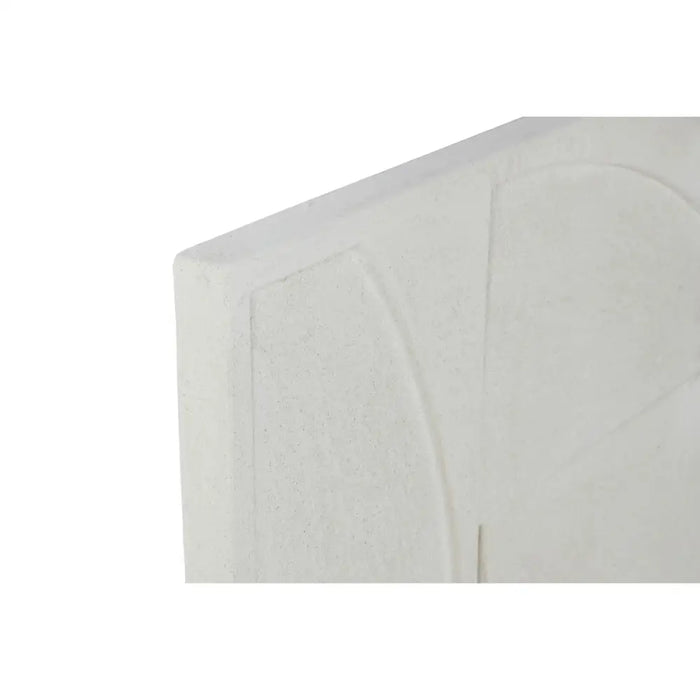 Wall Decoration Home ESPRIT White Modern 80 x 4 x 80 cm (2 Units) - Декорация и Осветление<<<Дом