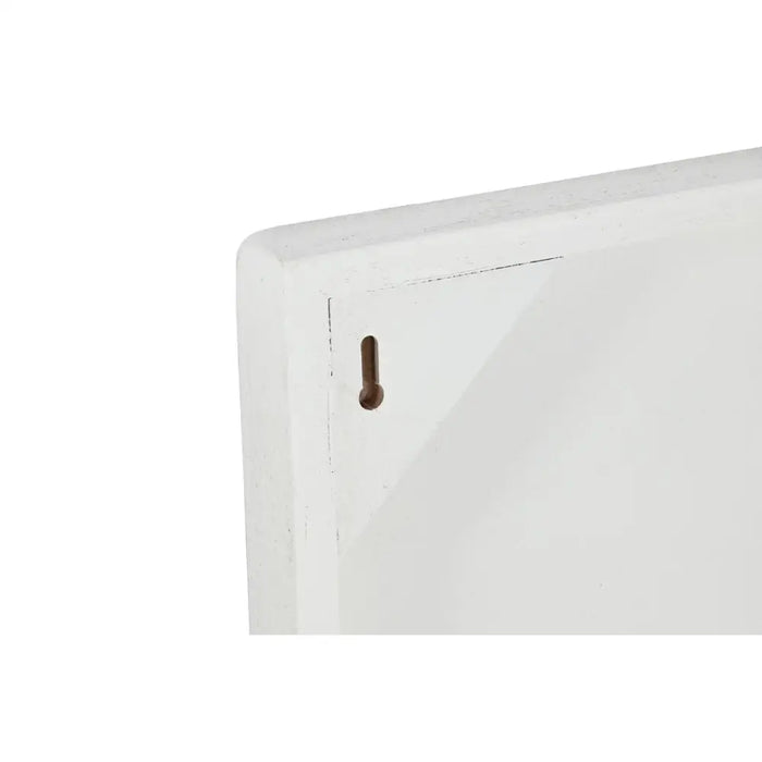 Wall Decoration Home ESPRIT White Modern 80 x 4 x 80 cm (2 Units) - Декорация и Осветление<<<Дом