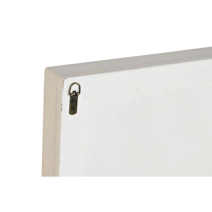 Wall Decoration Home ESPRIT White Scandi 80 x 6,5 x 80 cm - Декорация и Осветление<<<Дом Градина<<<BigBuy&&&Други