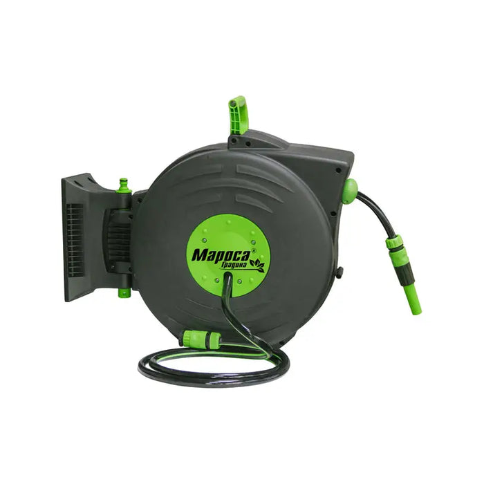 WALL HOSE REEL 25M AUTOMATIC WIRE MG4008 - Макари и колички<<<Напояване<<<Градина<<<Praktiker