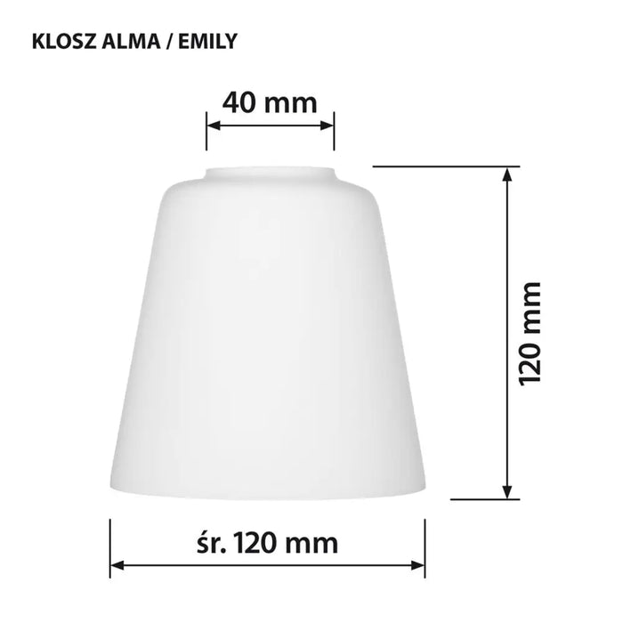 Wall lamp Activejet AJE-ALMA 1P E27 1x40W - SconcesOSW-KIN<<<LightingOSW<<<ActionPL